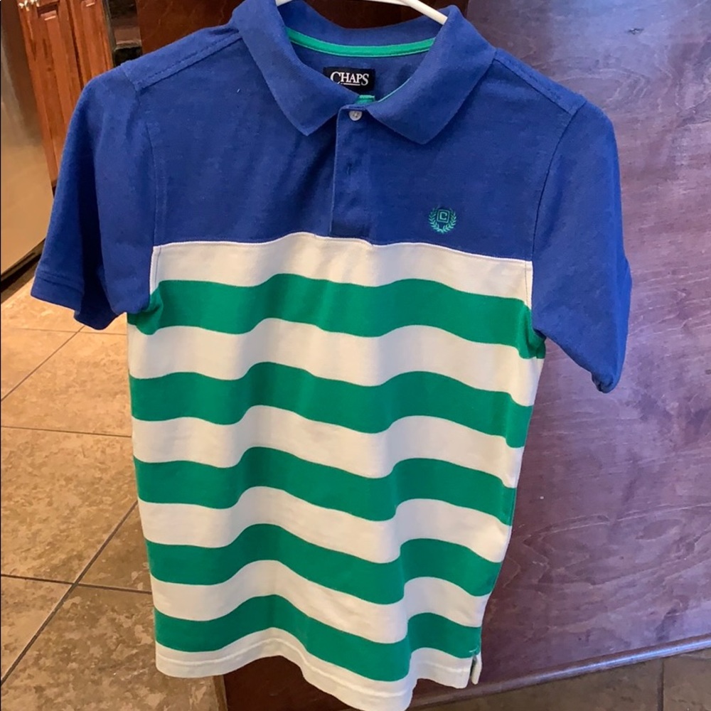 Boys Chaps Stripes Polo